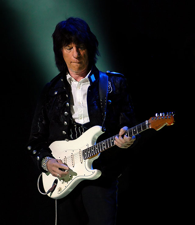 Jeff Beck, photo by Steve Goudie