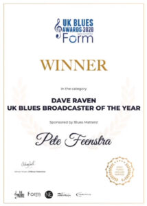 Pete Feenstra - UK Blues Awards 2020