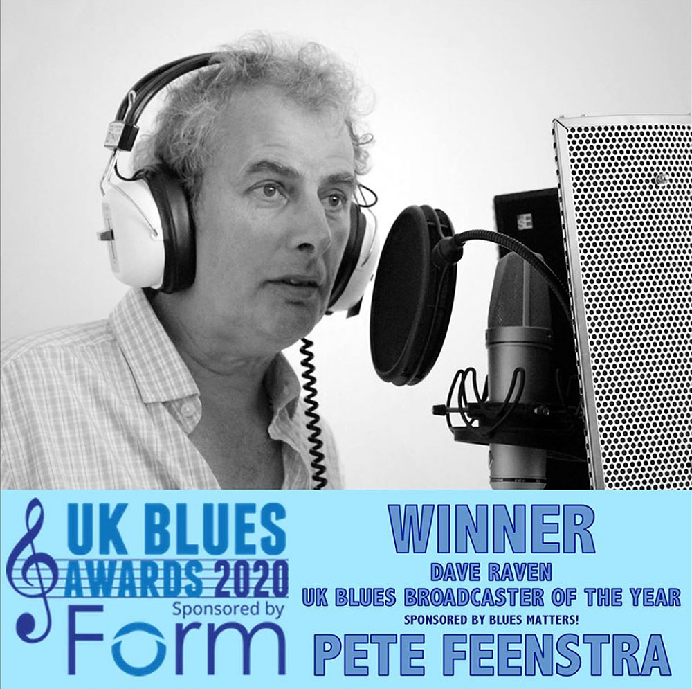 Pete Feenstra - Blues Broadcaster of the Year 2020